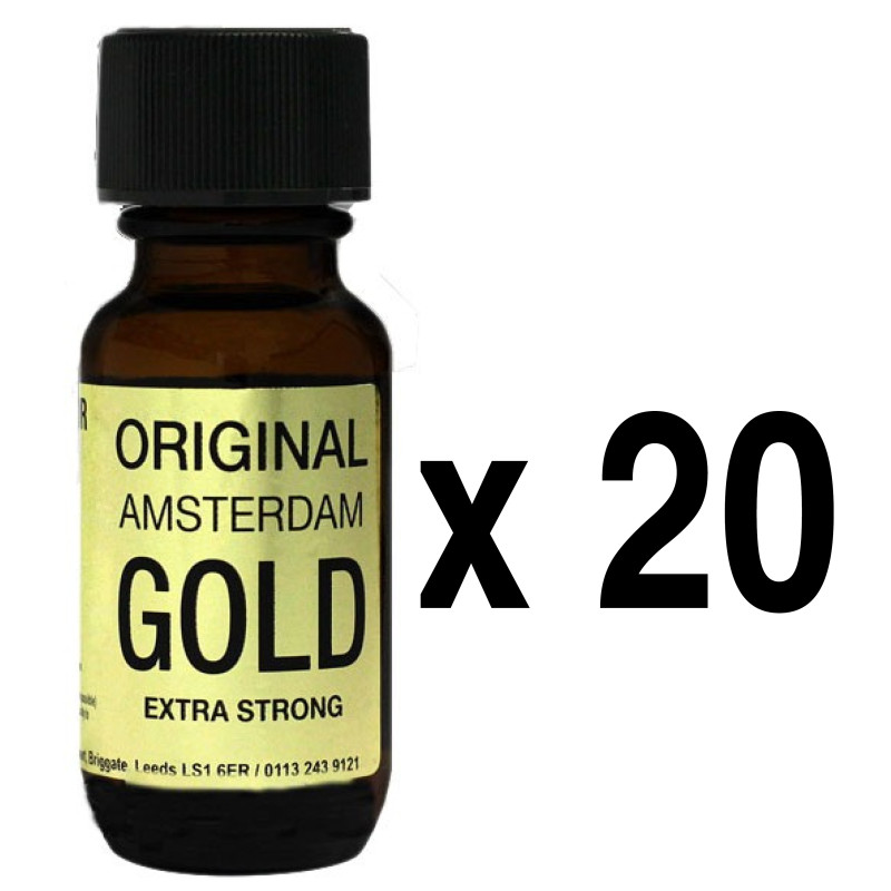 UK Leather Cleaner Original Amsterdam Gold 25mL x20